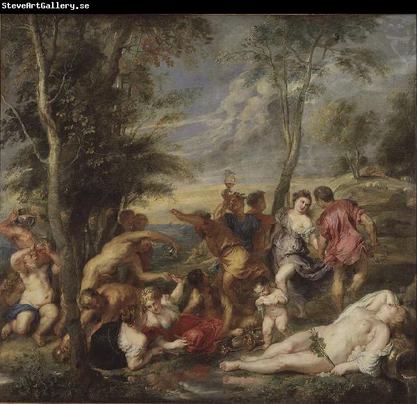 Peter Paul Rubens Bacchanal auf Andros, nach einem Gemalde von Tizian